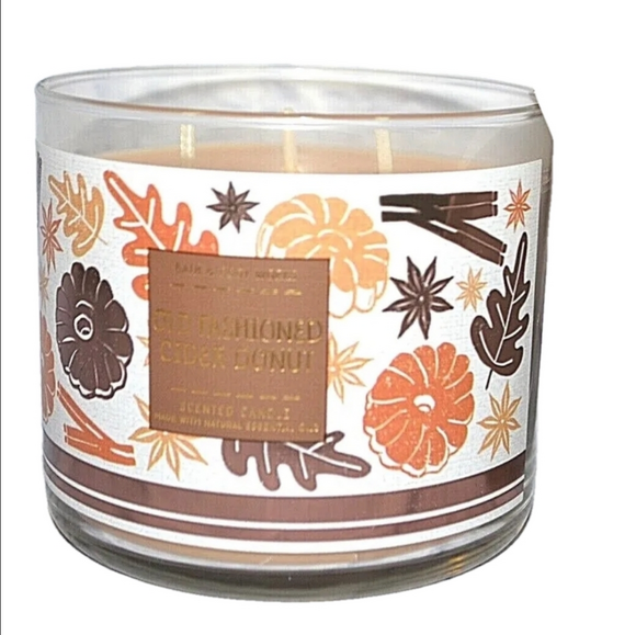 Bath & Body Works Other - Bath & Body Works Old Fashioned Cider Donut 3-Wick Candle